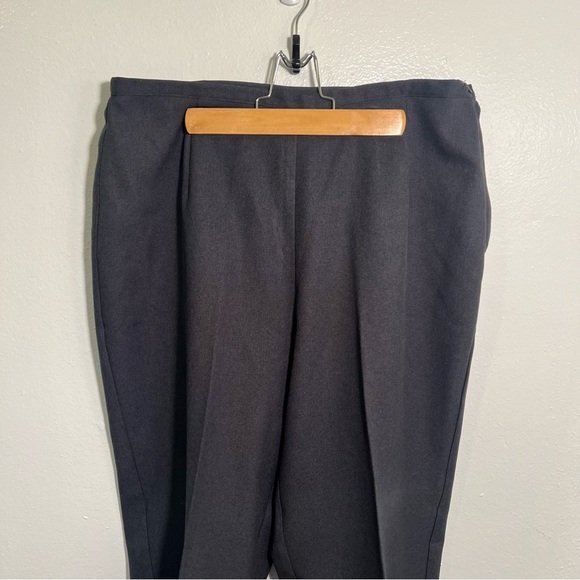 Vintage N Touch Trousers Dress Pants Dark Gray - Picture 2 of 9